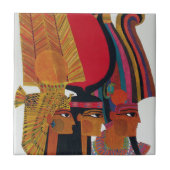 Egyptisch  toerisme in de luchtvaartantenne tegeltje (Voorkant)