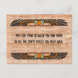 Egyptisch verslaafd Briefkaart (monotheïstisch)