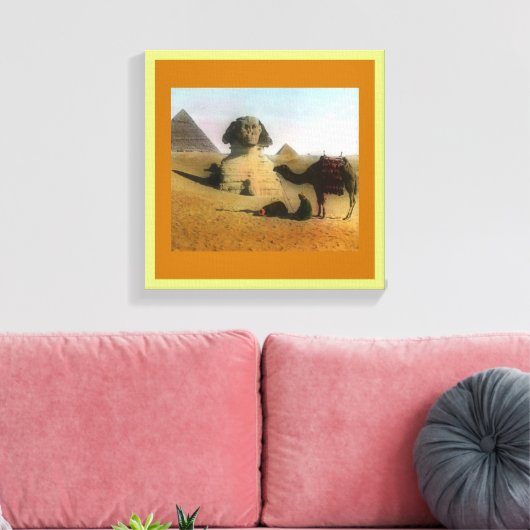 Egyptisch verzegeld Canvas (Insitu (Woonkamer))