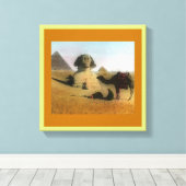 Egyptisch verzegeld Canvas Afdruk (Insitu (Houten vloer))