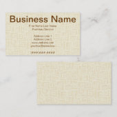 Egyptisch Visitekaartje (Voorkant / Achterkant)