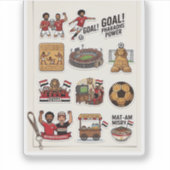 Egyptisch Voetbal Wedstrijd Dag Sticker Pack - Far (Voorkant)