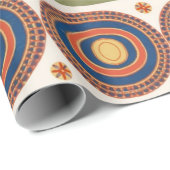 Egyptisch vogelnaadloos patroon Cadeaupapier (Rol Hoek)