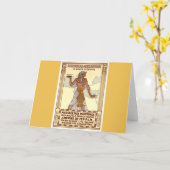  Egyptisch Wenskaart Kaart (Gele Bloem)