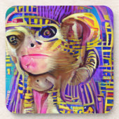 Egyptische aap bier onderzetter (Voorkant)