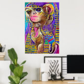 Egyptische aap poster (Thuiskantoor)