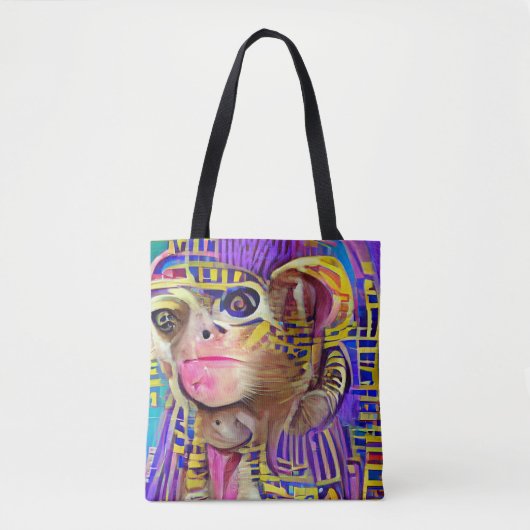 Egyptische aap tote bag (Voorkant)