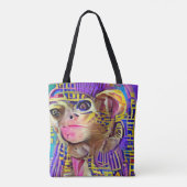 Egyptische aap tote bag (Achterkant)