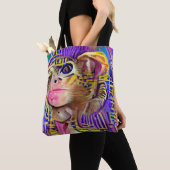 Egyptische aap tote bag (Dichtbij)