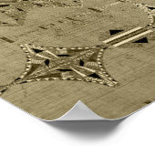 Egyptische Amun Ra - Amun Re Ornament Poster (Hoek)