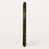 Egyptische ancient Gold-hiërogliefen op zwart Case-Mate iPhone Case (Achterkant / rechts)