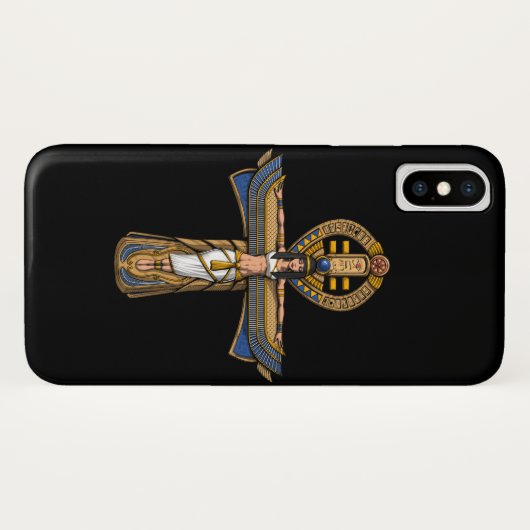 Egyptische Ankh Case-Mate iPhone Case (Achterkant (horizontaal))