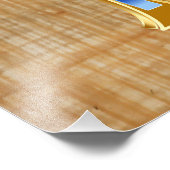 Egyptische Ankh - Gold en Blue Design Foto Afdruk (Hoek)