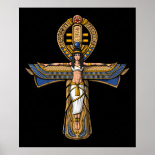 Egyptische Ankh Poster