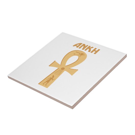 Egyptische Ankh Tegeltje (Zijkant)