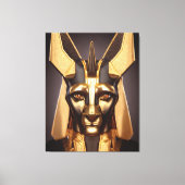 Egyptische Anubis Canvas Print Canvas (Voorkant)