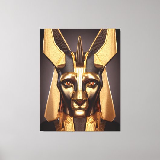 Egyptische Anubis Canvas Print Canvas (Voorkant)