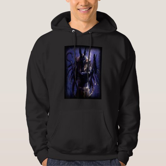 Egyptische Anubis Hoodie (Voorkant)