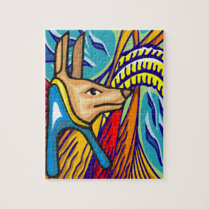Egyptische Anubis Legpuzzel