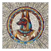 Egyptische Anubis - Mozaïek kunst