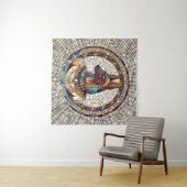 Egyptische Anubis - Mozaïek kunst Wandkleed (In Situ (horizontaal))