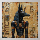 Egyptische Anubis Poster (Voorkant)