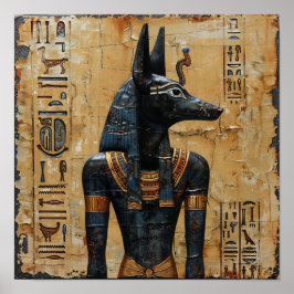 Egyptische Anubis Poster