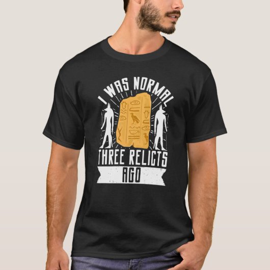 Egyptische archeoloog Pharaoh Hieroglyphi T-shirt (Voorkant)