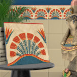Egyptische Art Deco grens Tegeltje<br><div class="desc">De Egyptische Art Deco Border Ceramic Tegel introduceert het Egyptisch erfgoed Collectie, geïnspireerd op de tijdloze schoonheid van het oude Egypte. Met een opvallende combinatie van traditionele rode, blauwe en zandkleuren brengen deze tegels een vleugje geschiedenis en elegantie in uw huis. Perfect voor zowel keukens als badkamers, ze zijn ideaal...</div>