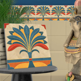 Egyptische Art Deco grens Tegeltje