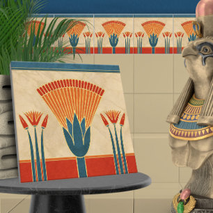Egyptische Art Deco grens Tegeltje
