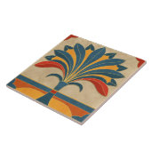 Egyptische Art Deco grens Tegeltje (Zijkant)