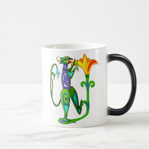 Egyptische Art Deco met een Lotusbloem Mok