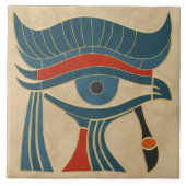 Egyptische Art Deco Oog van Horus Tegeltje (Voorkant)