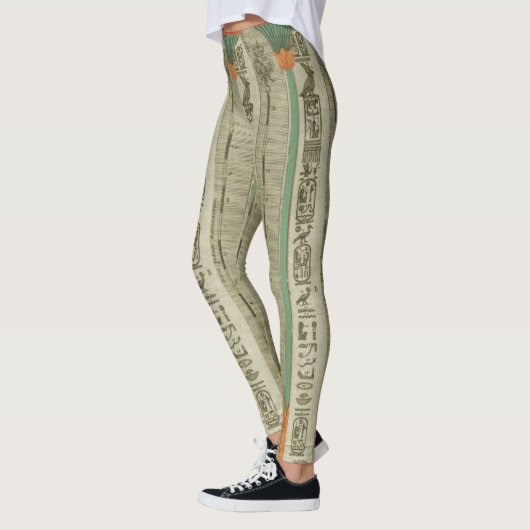 Egyptische Art Print Leggings (Links)