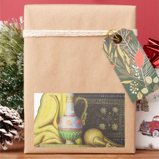 Egyptische artefacten: geheimen van de farao's rechthoekige sticker (Feestdagen)