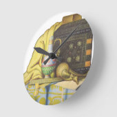 Egyptische artefacten: geheimen van de farao's ronde klok (Hoek)