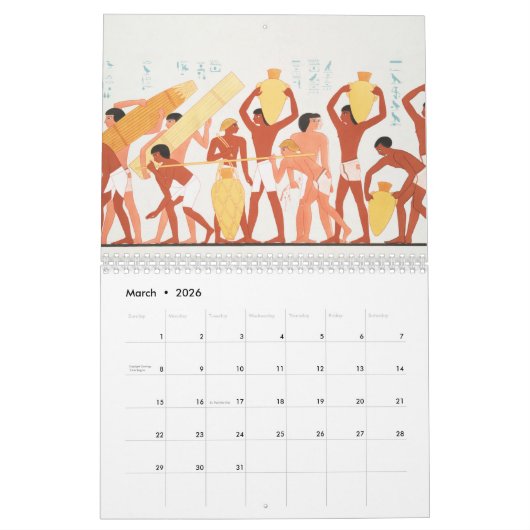  Egyptische avon Egypt Noord-Afrika Agenda Kalender (Mar 2026)