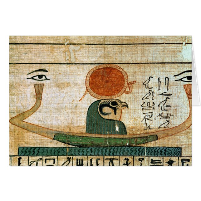Egyptische begrafenis papyrus (Voorkant Horizontaal)