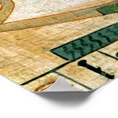 Egyptische begrafenis papyrus poster (Hoek)
