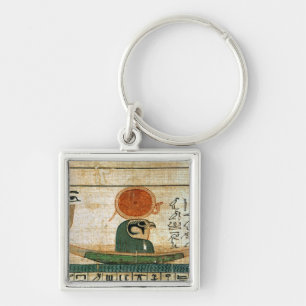 Egyptische begrafenis papyrus sleutelhanger