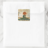 Egyptische begrafenis papyrus vierkante sticker (Tas)