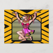 Egyptische Belly Dancer Briefkaart (Voorkant)