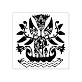 Egyptische bloemen kunst stempel (Afrduk)