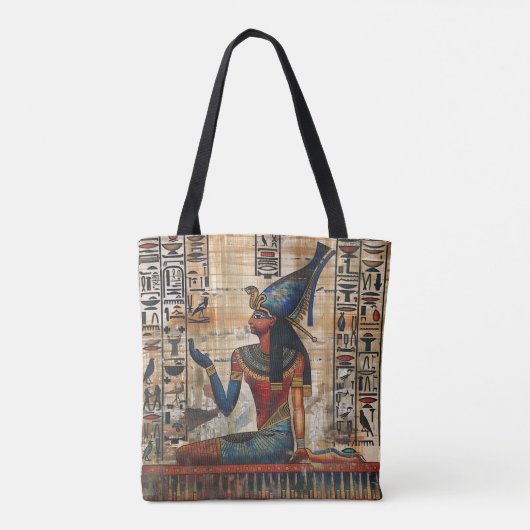 Egyptische burger tote bag (Achterkant)