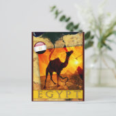 EGYPTISCHE CAMEL BRIEFKAART (Staand voorkant)