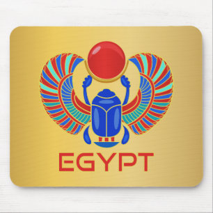 Egyptische carab met het woord Egypte Muismat