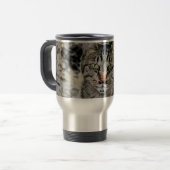 Egyptische Cat Travel Mug Reisbeker (Voorkant links)