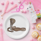 Egyptische Cobra (Naja haje) Papieren Bordje (Feest)