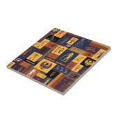 Egyptische Collage Tegeltje (Zijkant)